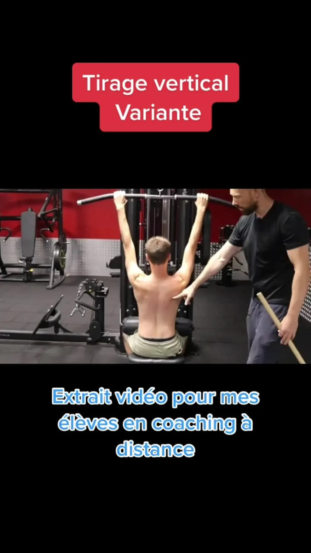 @lbcoaching78 Variante pour le tirage vertical, vidéo extrait de mes