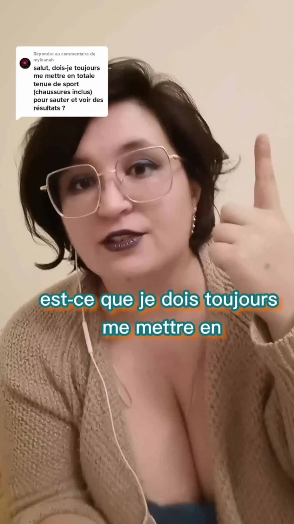 @aircorde Réponse à @mylounah Pour sauter à la corde, pas de tenue